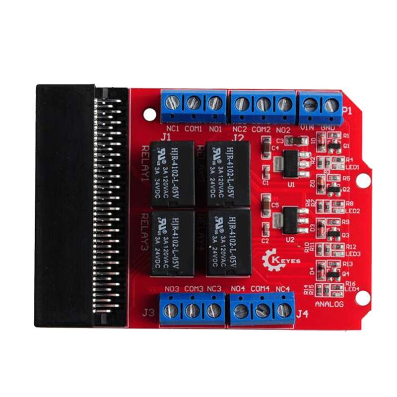 Kids Education Channel - وحدة ترحيل TCE Microbit رباعية القنوات