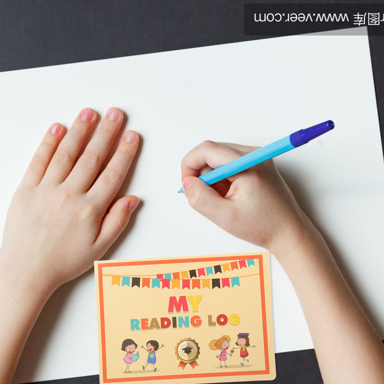 Kids Education Login - 10 قطع من بطاقات تسجيل القراءة
