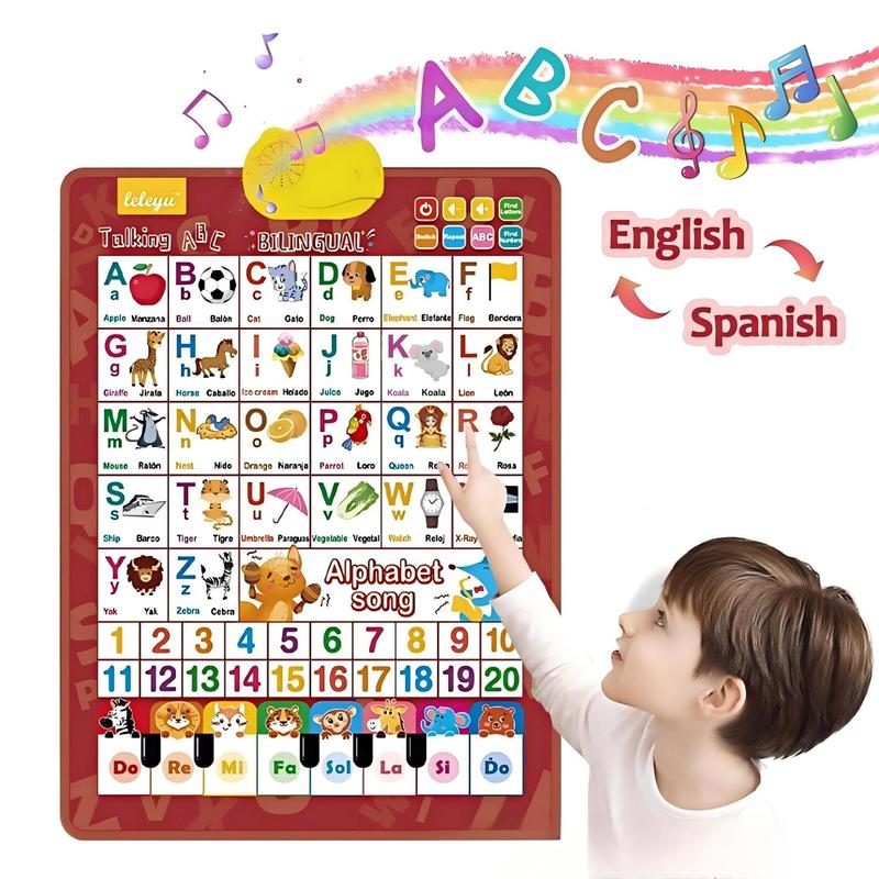 Kids Educational Posters - ملصق تفاعلي للأطفال ثنائي اللغة (الإنجليزية
