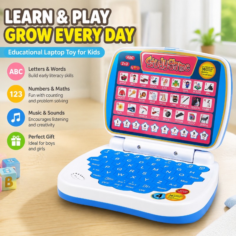Kids Education Laptop - لعبة تعليمية على شكل كمبيوتر محمول