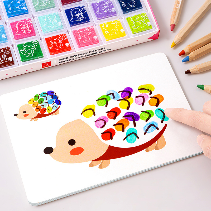 Kids Education Laptop - الإبداع الاصبع اللوحة مجموعة رسم كتب