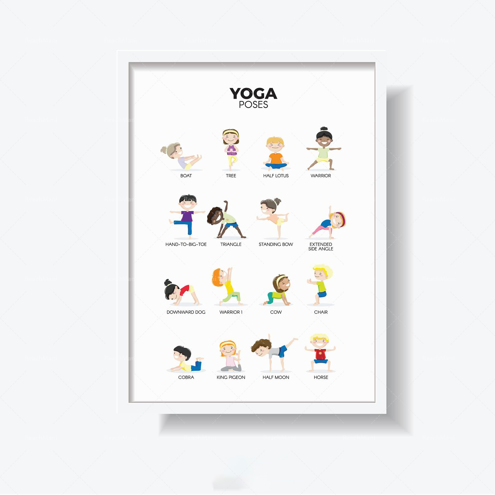 يوغا يطرح الحياة العملية غرفة  - مراجعة Kids Yoga Education وسعره
