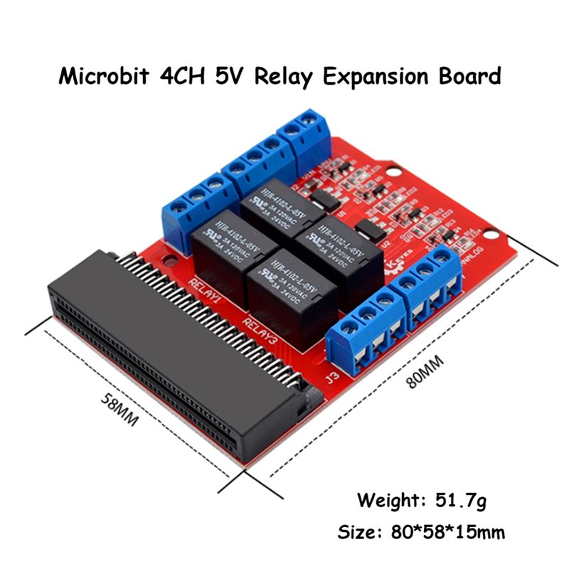 وحدة ترحيل TCE Microbit رباعية - مراجعة Kids Education Channel وسعره