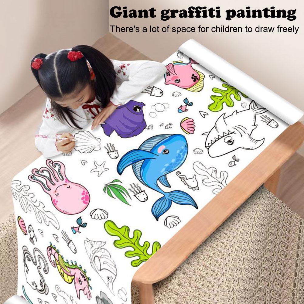 لفة رسم جرافيتي للأطفال ، ورق  - مراجعة Kids Education Laptop وسعره