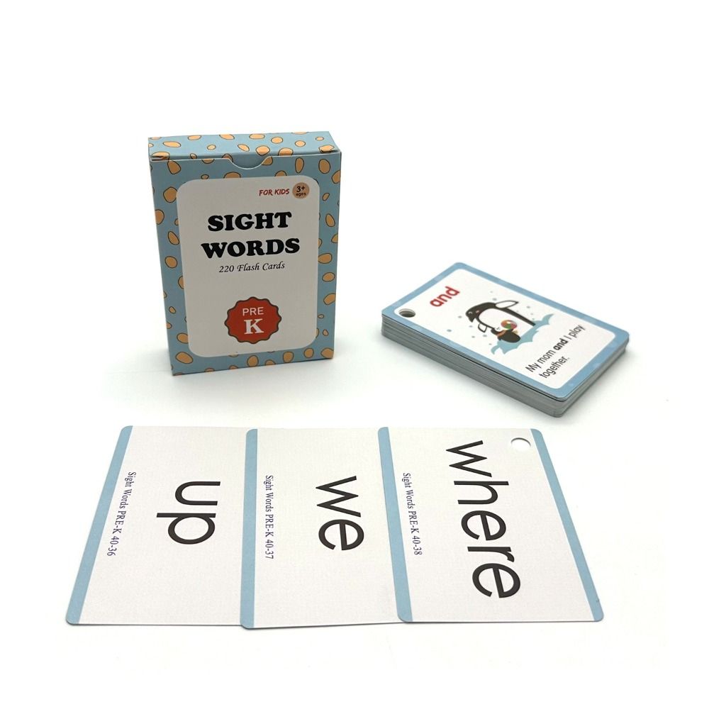 ورقة البصر كلمة بطاقات فلاش بط - مراجعة Sight Word Game وسعره