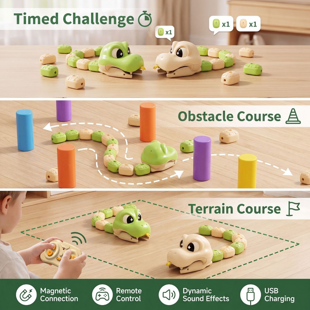 لعبة سيارة الثعبان المغناطيسي  - مراجعة Kids Educational Gadget وسعره