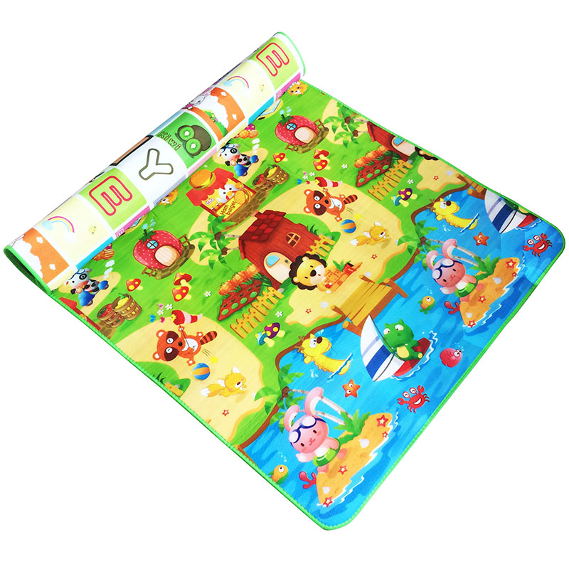 180*120 سنتيمتر الطفل تلعب حصي - مراجعة Kids Education Rug وسعره