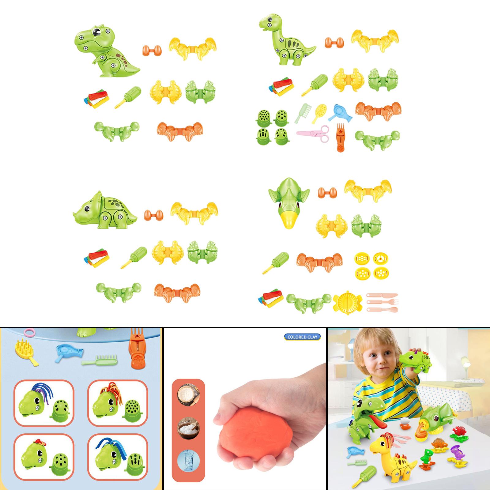 ديناصور متعة الطين الملون الاط - مراجعة Kids Education Age وسعره