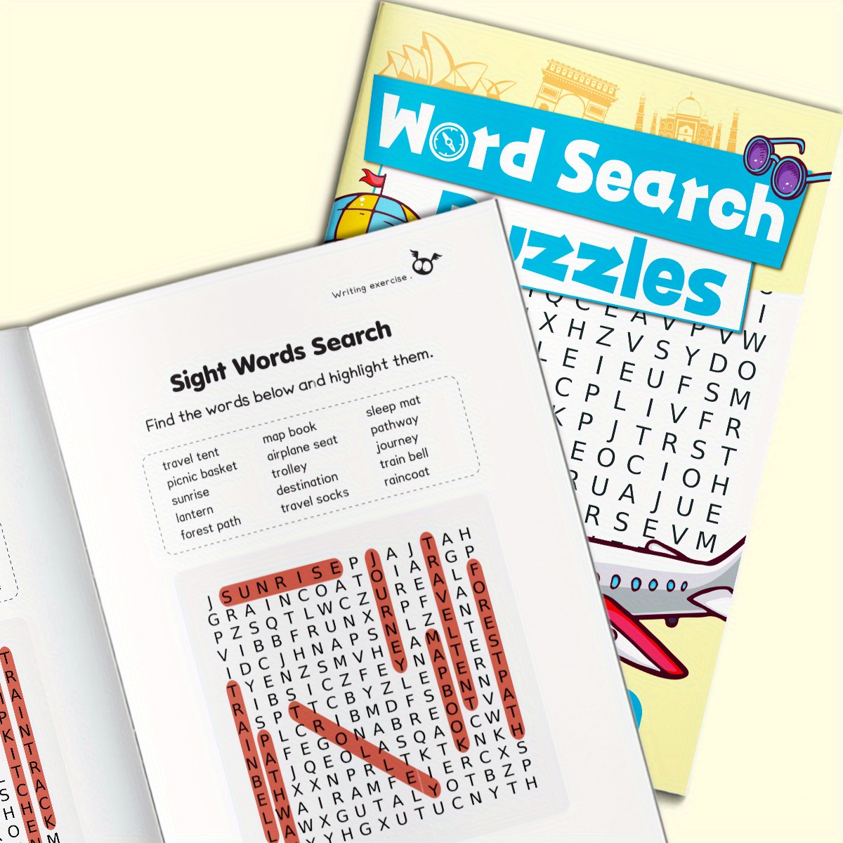 كتاب ألغاز البحث عن الكلمات لل - مراجعة Sight Word Game وسعره