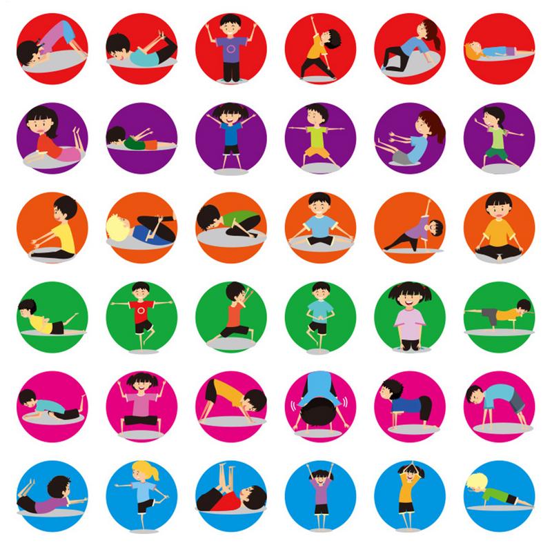 نرد تمرين للأطفال، نرد يوجا مم - مراجعة Kids Yoga Education وسعره