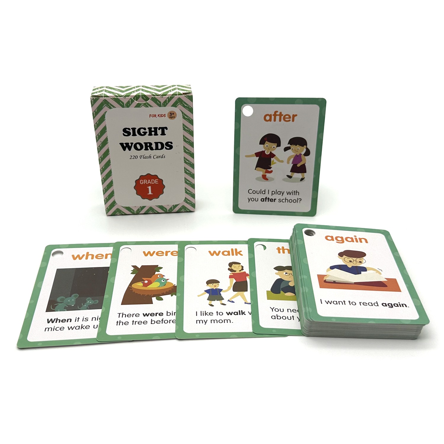 220 كلمة بطاقة فلاش إنجليزية ل - مراجعة Sight Word Game وسعره