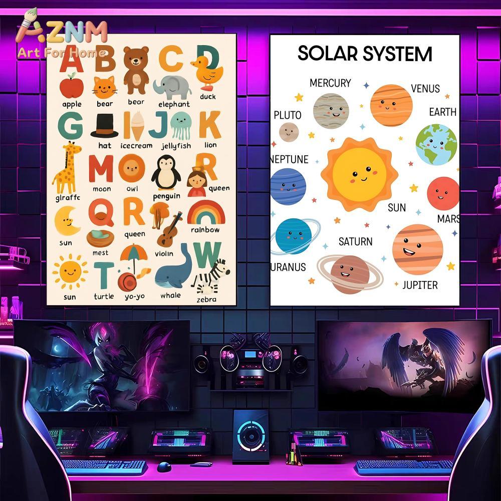 ملصق تعليمي للأطفال من AZNM مط - مراجعة Kids Educational Posters وسعره