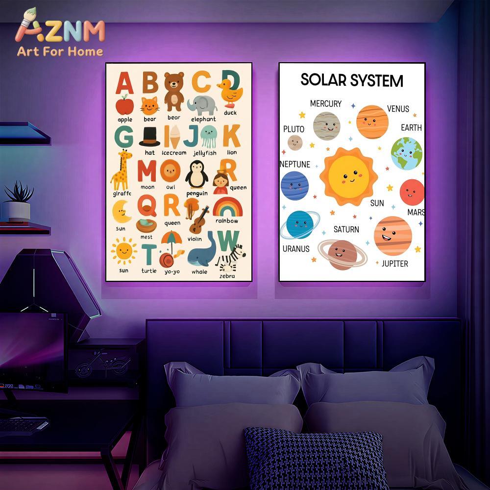ملصق تعليمي للأطفال من AZNM مط - مراجعة Kids Educational Posters وسعره